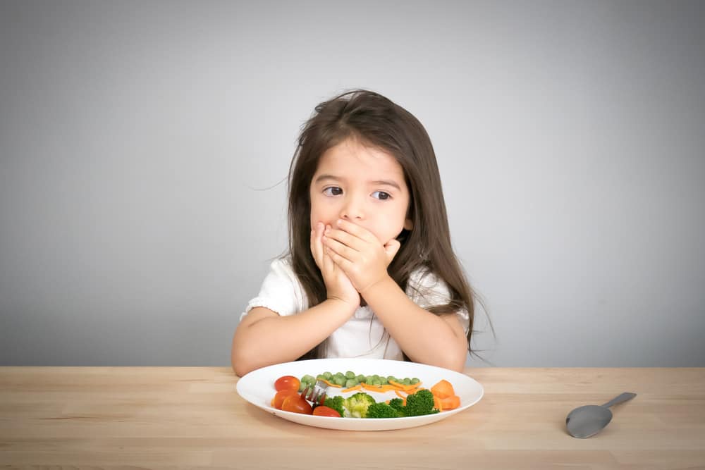 子供たちは病気のときに食べるのが難しい