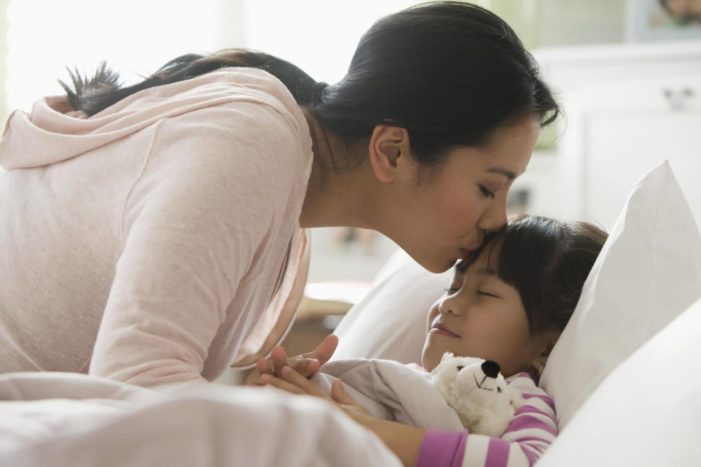 子供たちが眠る