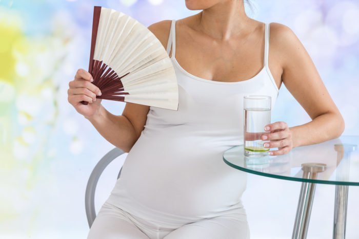 妊娠中の熱を克服する