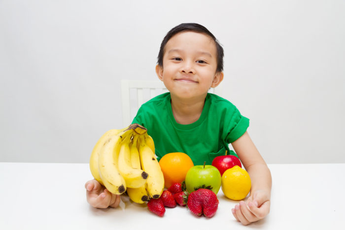 喘息の子供のための食糧