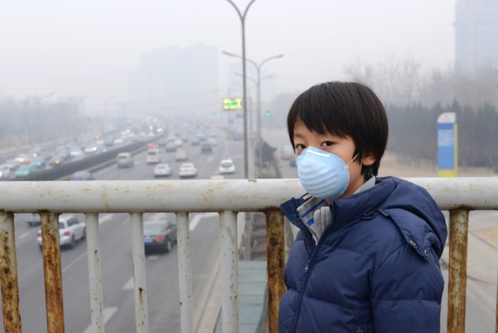 大気汚染の影響