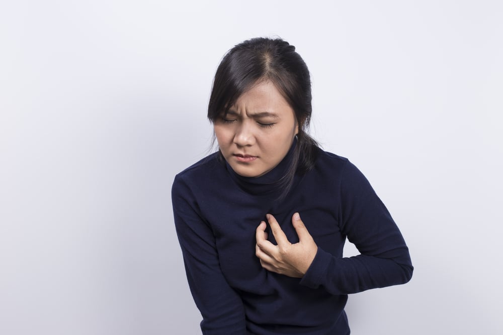 心臓病に特徴的な胸痛