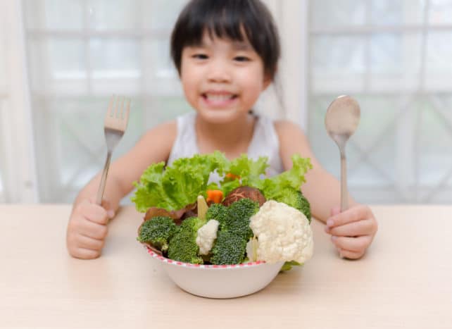 子供のための健康的な食事子供のための理想的な体重
